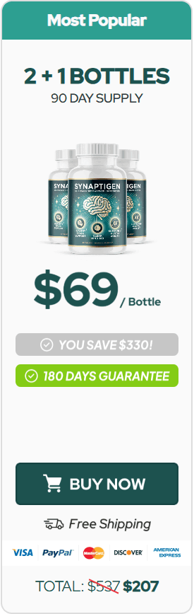 Order Synaptigen 3 Bottles