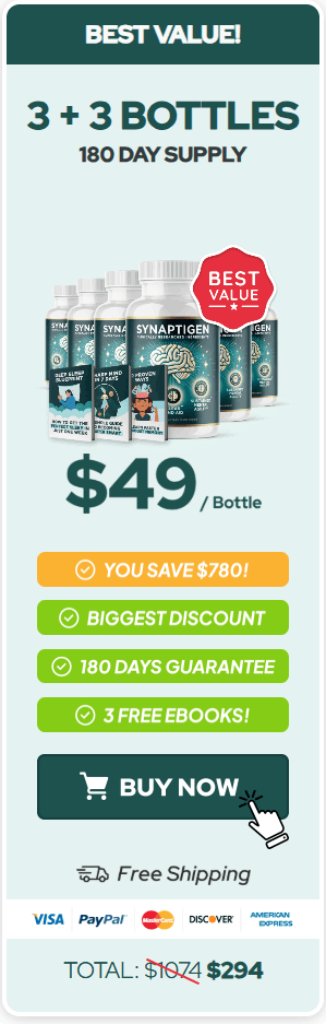 Order Synaptigen 6 Bottles